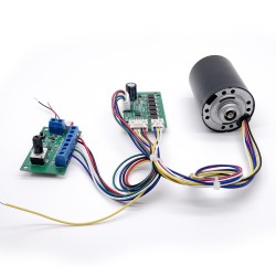 2Pcs 12V/24V High Torque Brushless DC Motor + BLDC Motor Drive Kit TEC4260 500g.cm 2500RPM/1300RPM