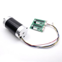 2Pcs 12V/24V Brushless DC Motors DC BLDC Motor TEC56100 400g.cm 3050RPM 12.5W Shaft 8mm