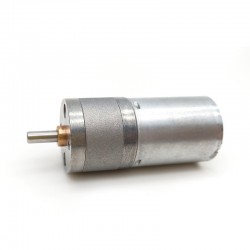 2Pcs Φ25mm 12V/24V Brushed DC Gearmotor GM25-TEC2430 with Spur Gearbox Ratio 4~499 0.2-5kg.cm