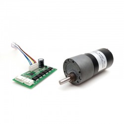 2Pcs 12V/24V Brushless DC Motor GM37-TEC3650 7W/11W with Ratio 6~810 Spur Gearbox