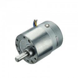 2Pcs 12V Brushed DC Stepper Gear Motor GM37-35BY 7.5°with Reduction Ratio 6~810 Spur Gearbox