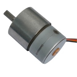 2Pcs 12V Brushed DC Stepper Gear Motor GM37-35BY 7.5°with Reduction Ratio 6~810 Spur Gearbox