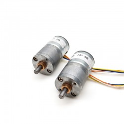 2Pcs 12V Micro DC Stepper Gear Motor GM20-20BY 18° 120mA 2.5kg.cm 2 Phase with Ratio 29~488 Gearbox