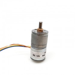 2Pcs 12V Micro DC Stepper Gear Motor GM20-20BY 18° 120mA 2.5kg.cm 2 Phase with Ratio 29~488 Gearbox