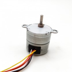 2Pcs 12V Micro DC Stepper Gear Motor GM25-25BY 7.5° 120mA 500g,cm 4 Phase with Ratio 10~100 Gearbox