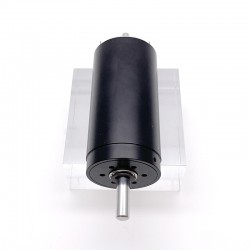 2Pcs Φ40mm 12V/24V Dual Shaft DC Coreless Brushed Motor TDC3571 2000g.cm Shaft 6mm/4mm