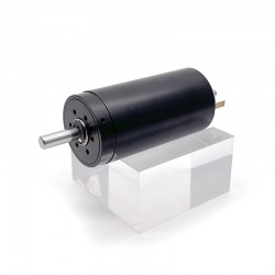 2Pcs Φ40mm 12V/24V Dual Shaft DC Coreless Brushed Motor TDC3571 2000g.cm Shaft 6mm/4mm