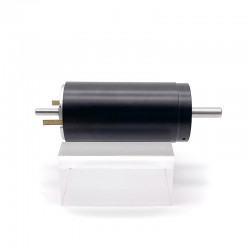 2Pcs Φ40mm 12V/24V Dual Shaft DC Coreless Brushed Motor TDC3571 2000g.cm Shaft 6mm/4mm