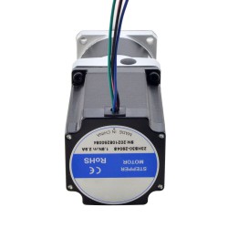 Nema 23 Geared Stepper Motor with 10:1/20:1/50:1 Planetary Gearbox Output Shaft Φ14mm Key-way