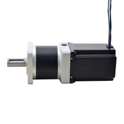 Nema 23 Geared Stepper Motor with 10:1/20:1/50:1 Planetary Gearbox Output Shaft Φ14mm Key-way