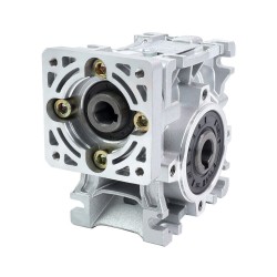 NMRV030 Worm Gearbox 5:1 10:1 20:1 30:1 50:1 Gear Speed Reducer Fit Nema 23 Stepper / Servo Motor