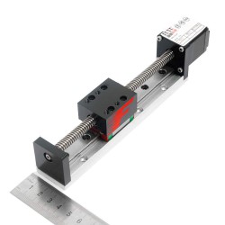 Linear Slide Rail Linear Ball Screw Actuator FSL30 50-300mm with Nema 14 Stepper Motor