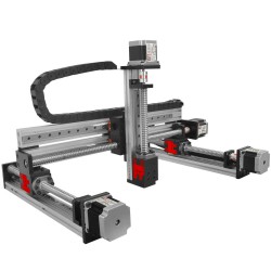 Gantry Linear Guide Stage Stroke Linear Stage Module XYZ Slide Table X=100mm,Y=100mm, Z=50mm