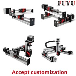 Linear Ball Ccrew Actuator CNC Linear Guide Stage FSL40 500mm With Nema 23 Stepper Motor