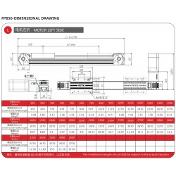 Linear Ball Ccrew Actuator CNC Linear Guide Stage FPB50 95mm with Nema 23 Stepper Motor