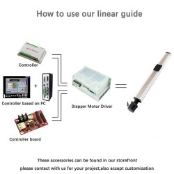 Heavy Load Linear Guide Ball Screw Linear Stage Actuator FSL80 100-1200mm with Nema24 Stepper Motor