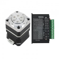 Neme 17 Stepper Motor 42HS4015A4D5 with 30:1 Harmonic Gearbox + TB6600 Stepper Driver