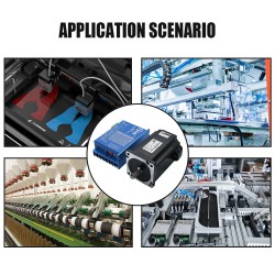 Nema34 Close Loop Stepper Motor Kit 86HB250-82B-HBS86 Brake 4.5N.m 1.8deg With HBS86 Driver + Cable + Brake