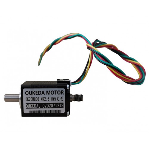 Oukeda Hollow Shaft NEMA8 Stepper Motor SMCU002939 1.8 Deg 1.8Ncm for Placement Machine