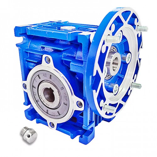 RV030 63B14/63B5 Round Worm Gear Reducer Gearbox Ratio 5:1 10:1 20:1 30:1 40:1 50:1 :60:1 80:1 Input Bore 11mm