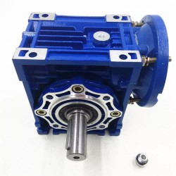 NMRV050 80B14 Worm Gear Reducer Gearbox Ratio 10:1/15:1/20:1/25:1/30:1/50:1/60:1/80:1/100:1 Input Bore 19mm