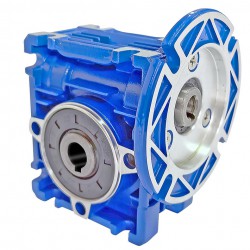 NMRV025 56B14 Worm Gear Reducer Gearbox Ratio 10:1/20:1/30:1/40:1/50:1/60:1 Input Bore 9mm