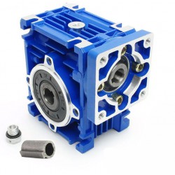 NMRV030 Worm Gear Reducer Gearbox Ratio 10:1 15:1 20:1 25:1 30:1 40:1 for Nema23 Stepper Motor / Servo Motor