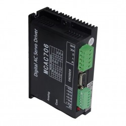 0.2KW 36V DC Servo Motor & Driver Kit 60ASM200+MCAC706 7.6A 0.63N.m 3000 RPM 60 x 60mm with 2500 Lines Encoder