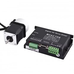 64W Nema 17 DC Servo Motor & Driver Kit 24V 3.13A 0.2N.m 3000 RPM 42 x 42mm with 1000 Lines Encoder