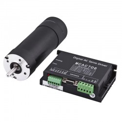 180W 36V Brushless DC Servo Motor & Driver Kit 57JSF1830P+MACA706 0.6N.m 3400RPM Φ57mm for Inkjet Printers