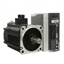 2.0KW AC Servo Motor Kit 130JASM520220K-17B-SC+JASD20002-20B 220V 9.55N.m 2000RPM 10.2A with JASD20002-20B Servo Driver