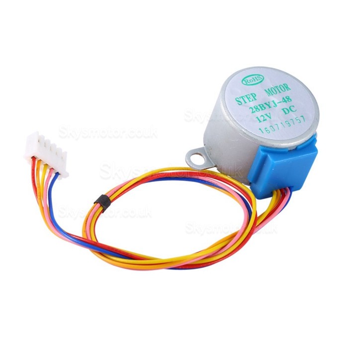 12V 28BYJ-48 PM Gear Stepper Motor 64:1 Reduction 4 Phase Step Motor for Arduino