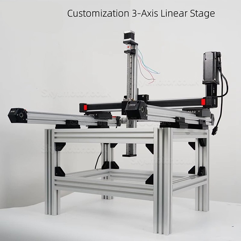 Linear Stage Linear Motion Guide Linear Actuator Table Belt Drive FPB45 with Nema 23 Stepper Motor