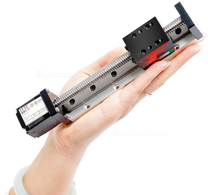 Linear Slide Rail Linear Ball Screw Actuator FSL30 50-300mm with Nema 14 Stepper Motor