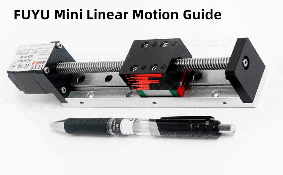 Linear Slide Rail Linear Ball Screw Actuator FSL30 50-300mm with Nema 14 Stepper Motor