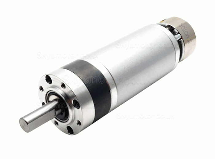 2Pcs Φ42mm 24V DC Planetary Gear Motor GMP42-4278 Shaft 9mm with Brake + Planetary Gearbox