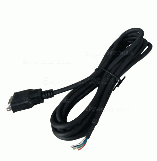 3.0m/5.0m/8.0m Leadshine DB15 Plug Closed Loop Motor Encoder Cable 6 Wires for NEAM 23, 24, 34 Motor