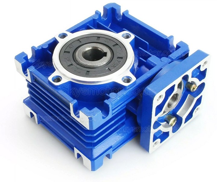 NMRV030 Worm Gear Reducer Gearbox Ratio 10:1 15:1 20:1 25:1 30:1 40:1 for Nema23 Stepper Motor / Servo Motor