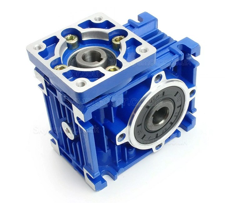 NMRV030 Worm Gear Reducer Gearbox Ratio 10:1 15:1 20:1 25:1 30:1 40:1 for Nema23 Stepper Motor / Servo Motor