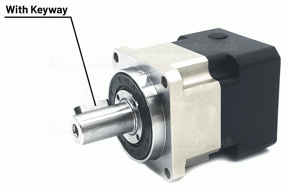 PLG120 Series Helical Planetary Gearbox 19mm/22mm/24mm Input Shaft for Nema42 /Nema 52 Svero Motor