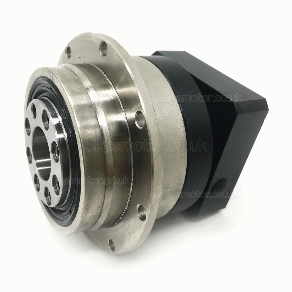 PLX090 Series Helical Flange Plate Output Planetary Gearbox for Nema NEMA34 Stepper Motor / 90mm Servo Motor