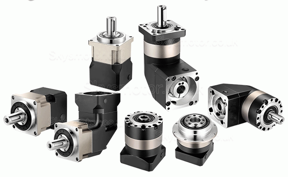 PLX120 Series Helical Flange Plate Output Planetary Gearbox for Nema 42 Stepper Motor & 110mm/130mm Servo Motor