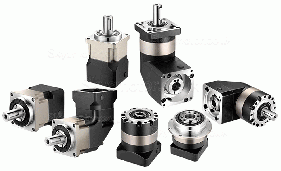 PW060 Series Helical Planetary Gearbox 6.35/8/9.525/11/14mm Input Shaft for Nema23 Stepper Motor /Nema 24 Svero Motor