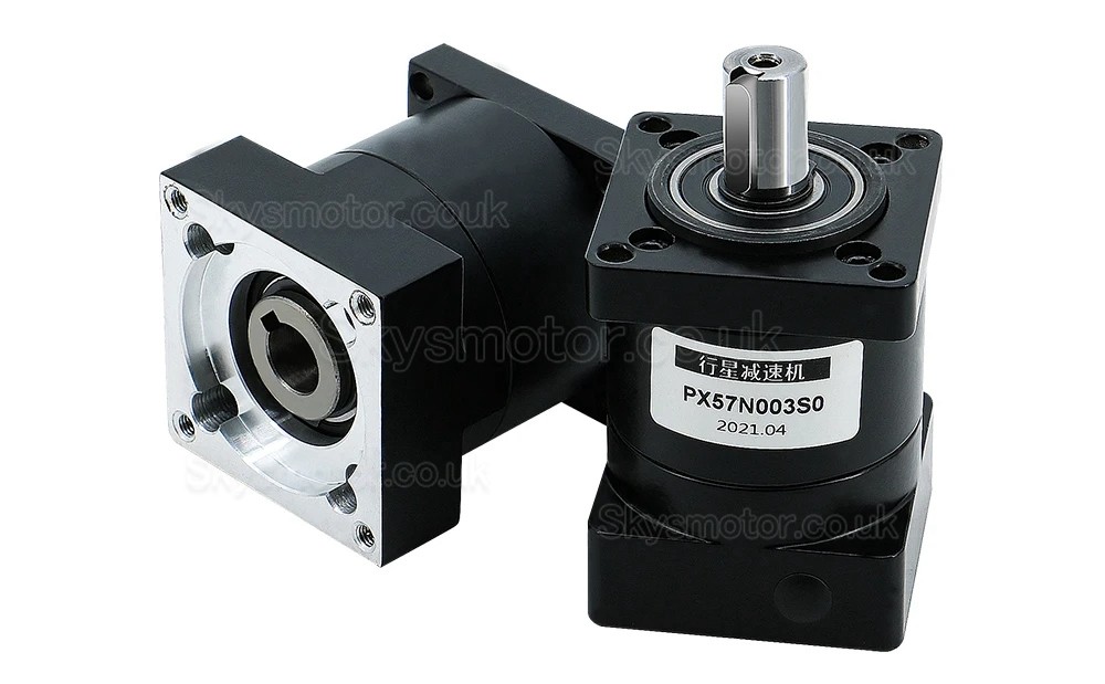 PX57 Series Nema 23 Planetary Gearbox Reducer Gearbox Input Shaft 8mm Output Shaft: 14mm