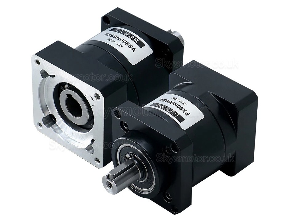 PX60 Series Nema 24 Planetary Gearbox Reducer Gearbox Input Shaft 14mm Output Shaft: 14mm