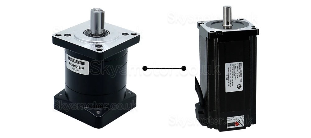 PX86 Series Nema 24 Planetary Gearbox Reducer Gearbox Input Shaft 14mm Output Shaft: 16mm