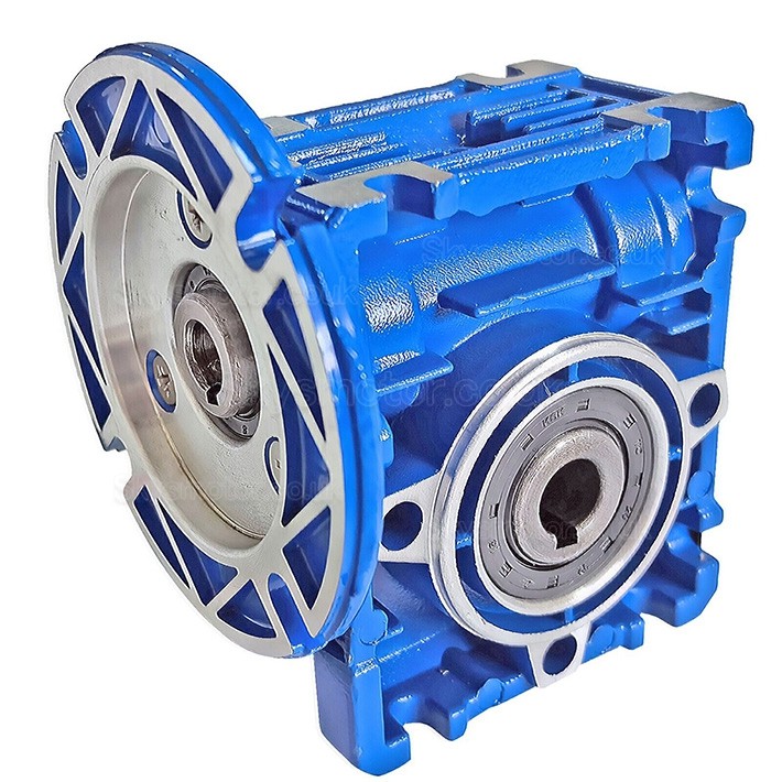 NMRV025 56B14 Worm Gear Reducer Gearbox Ratio 10:1/20:1/30:1/40:1/50:1/60:1 Input Bore 9mm