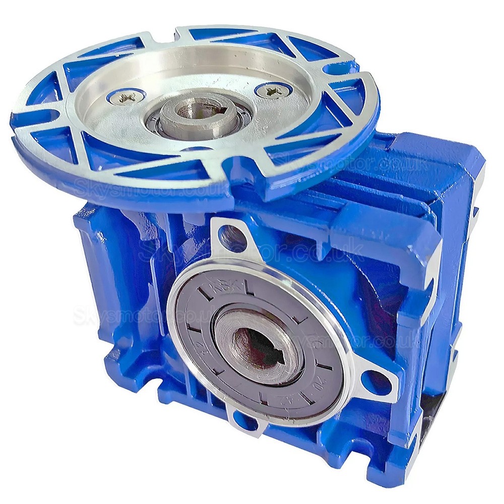 NMRV025 56B14 Worm Gear Reducer Gearbox Ratio 10:1/20:1/30:1/40:1/50:1/60:1 Input Bore 9mm