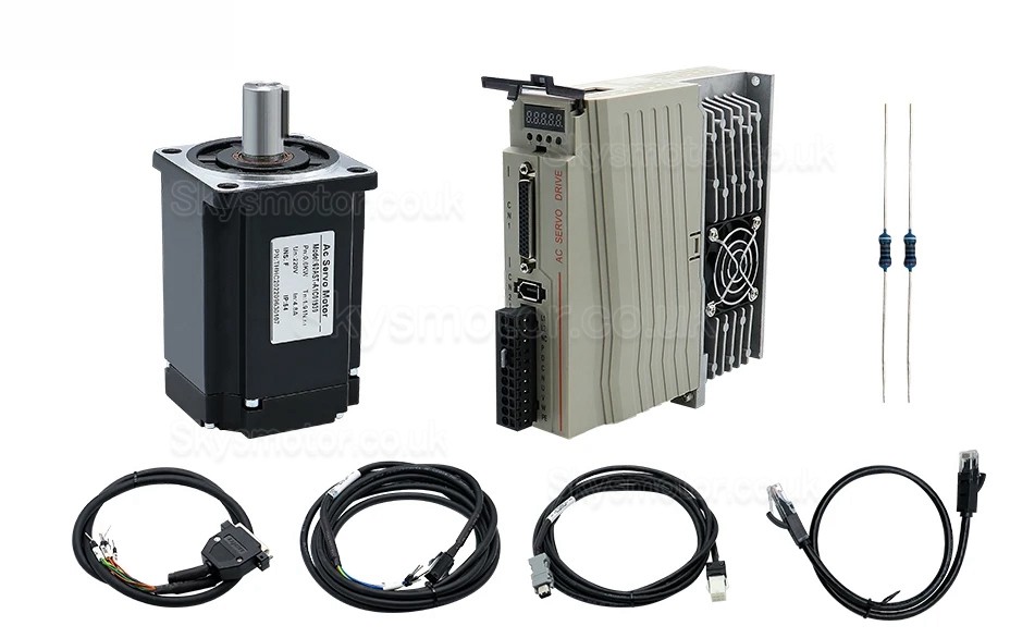 400W/600W/750W/1000W AC Servo Motor & Driver Kit 110V / 220V 1.27Nm-3.8Nm For CNC And PLC Systems