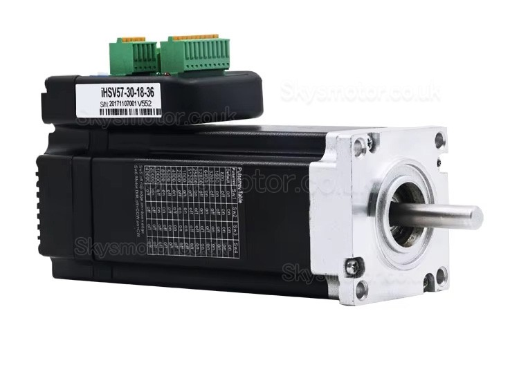 Nema 23 Integrated AC Servo Motor JMC iHSV57-30-18-36 180W 36V 0.6N.m 3 Phase 3000RPM